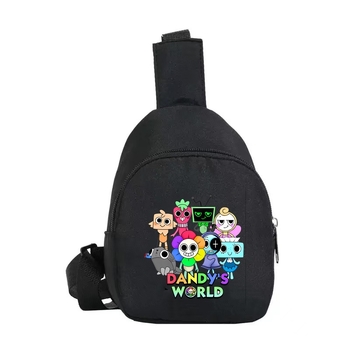 Maza kanvasmaisņa ar plecu siksnu – anime motīvs, viegls, universāls, ikdienas lietošanai, sākumskolai