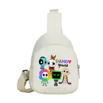 Maza kanvasmaisņa ar plecu siksnu – anime motīvs, viegls, universāls, ikdienas lietošanai, sākumskolai