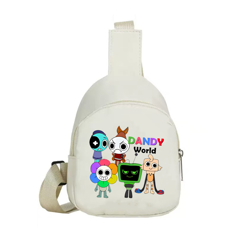 Maza kanvasmaisņa ar plecu siksnu – anime motīvs, viegls, universāls, ikdienas lietošanai, sākumskolai