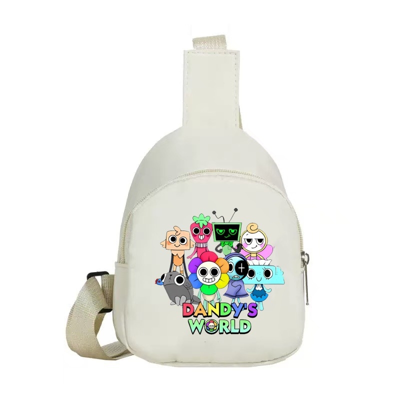 Maza kanvasmaisņa ar plecu siksnu – anime motīvs, viegls, universāls, ikdienas lietošanai, sākumskolai