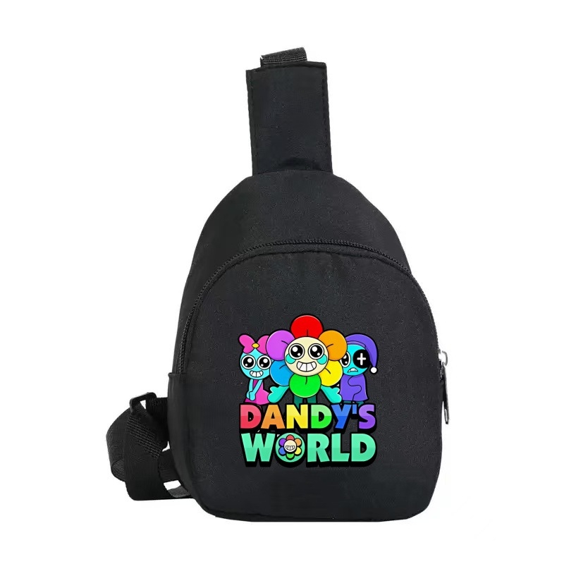 Maza kanvasmaisņa ar plecu siksnu – anime motīvs, viegls, universāls, ikdienas lietošanai, sākumskolai