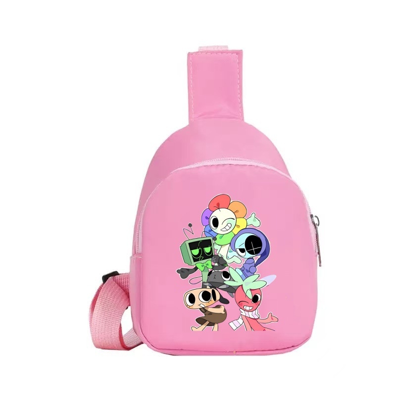 Maza kanvasmaisņa ar plecu siksnu – anime motīvs, viegls, universāls, ikdienas lietošanai, sākumskolai