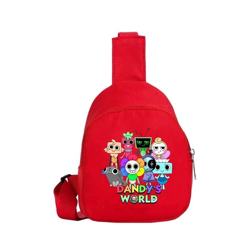 Maza kanvasmaisņa ar plecu siksnu – anime motīvs, viegls, universāls, ikdienas lietošanai, sākumskolai