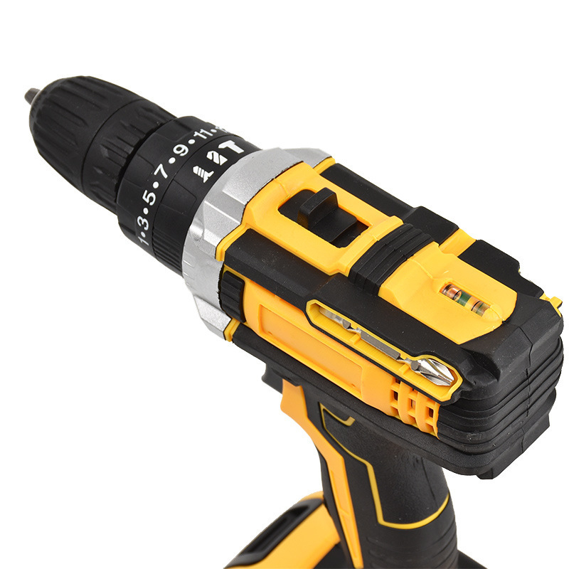 Rockita bežični set bušilice s udarnim mehanizmom i odvijačem, 21V Li-ion baterija, uključuje bateriju, punjač i plastičnu kutiju, rotacija naprijed-natrag