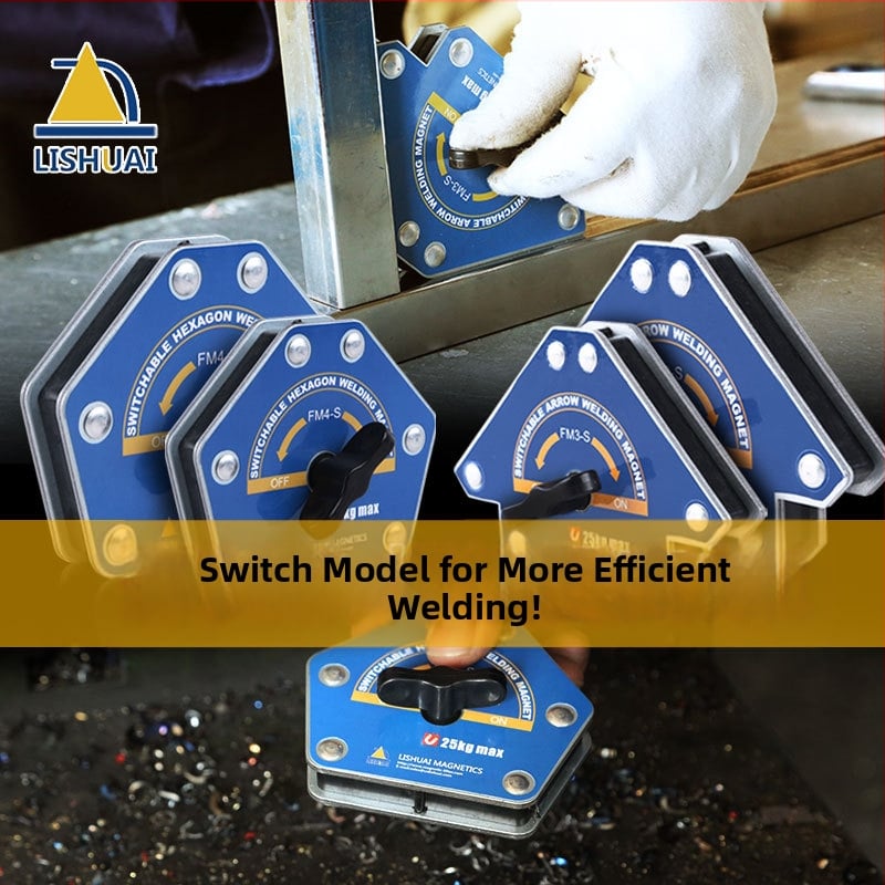 Magnetinis suvirinimo pozicionierius - Lishuai, 25 kg laikymo galia, suvirinimo fiksatorius