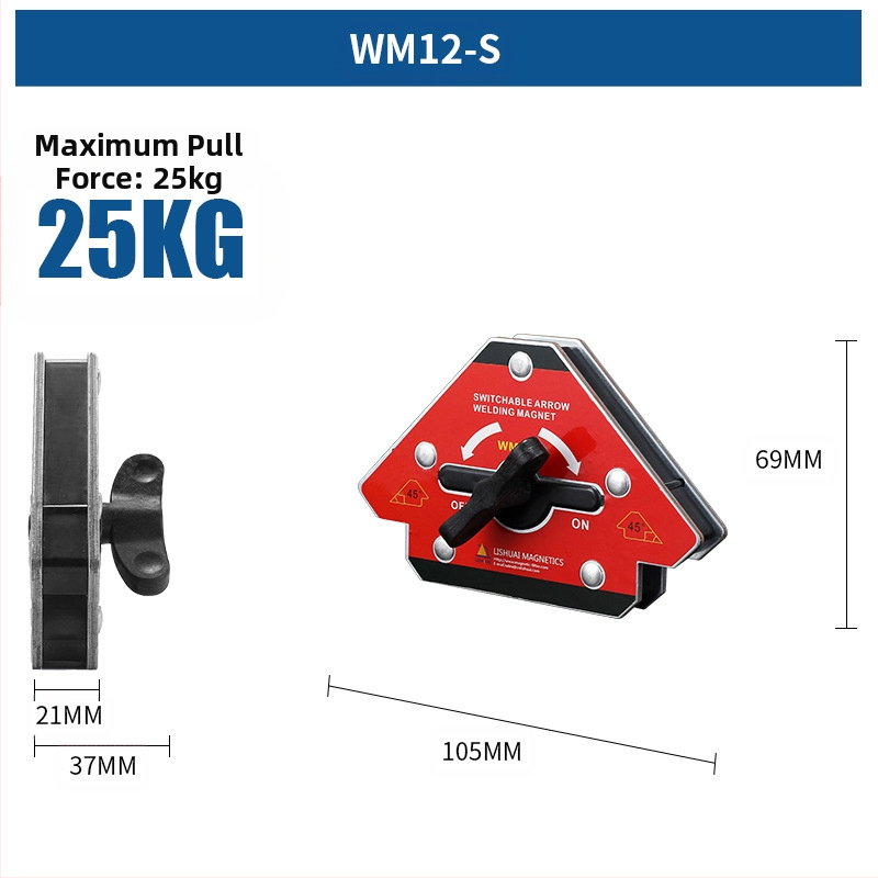 Magnetski zavarivački pozicioner - Lishuai, 25 kg držna snaga, držač za zavarivanje