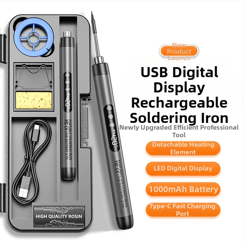 King Xufeng lituoklis su plastine rankena, rankiniu režimu, skirtas litavimui, priežiūrai ir įtampos, srovės, atsparumo bei talpos matavimui