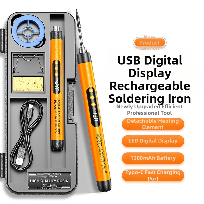 King Xufeng lituoklis su plastine rankena, rankiniu režimu, skirtas litavimui, priežiūrai ir įtampos, srovės, atsparumo bei talpos matavimui