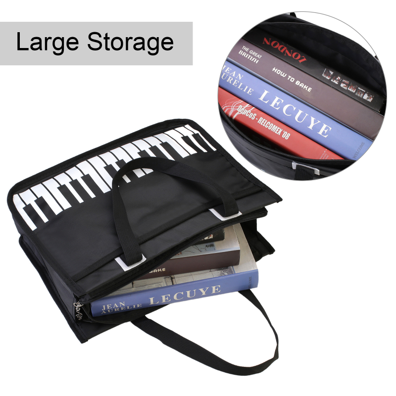 Чанта за музикални ноти и пиано клавиатура, PUNK MG-352B, водоустойчива Oxford материя, 420 отделения, възможност за печат на лого и персонализиране