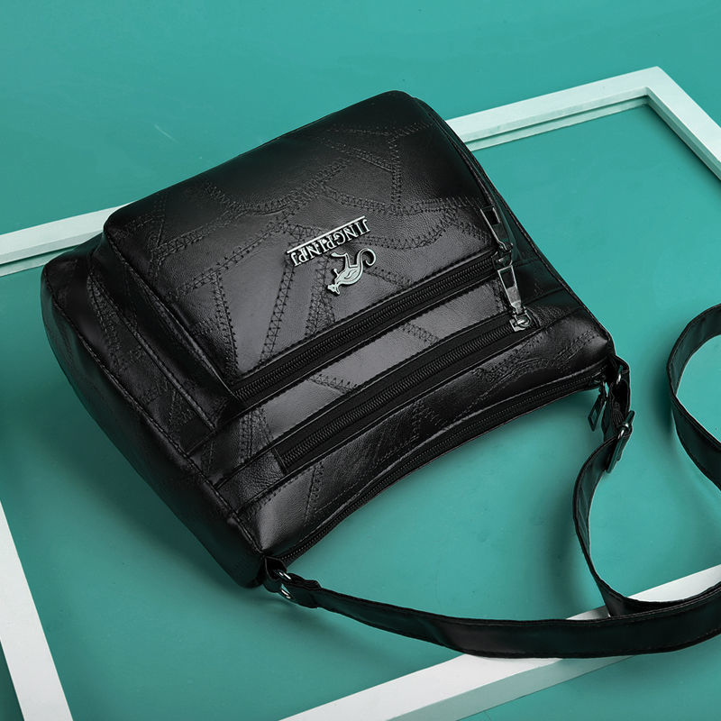 Yinse Corduroy crossbody táska — Kisméretű négyzetes modell, cipzáras záródás, PU bélés, utazáshoz szabadidőre