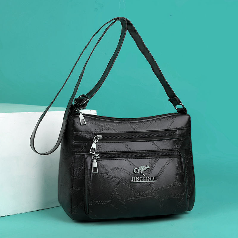 Yinse Corduroy crossbody táska — Kisméretű négyzetes modell, cipzáras záródás, PU bélés, utazáshoz szabadidőre