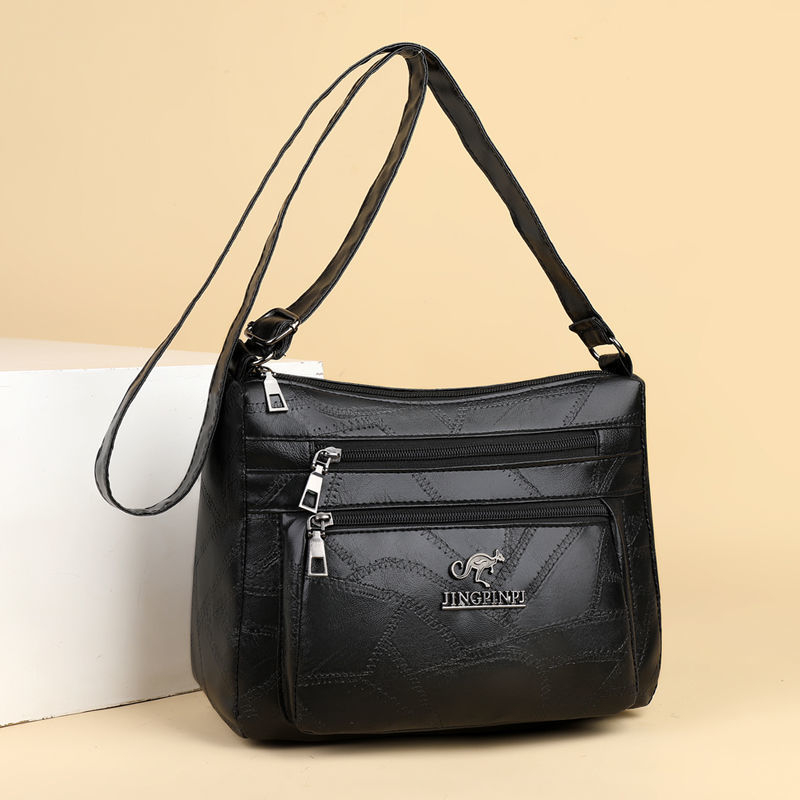 Yinse Corduroy crossbody táska — Kisméretű négyzetes modell, cipzáras záródás, PU bélés, utazáshoz szabadidőre