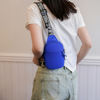 Midronya Universāla krūšu crossbody soma – Oxford audums, rāvējslēdzējs, mobilā tālruņa kabata