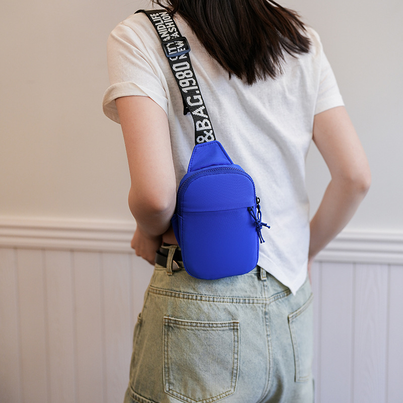 Midronya Universāla krūšu crossbody soma – Oxford audums, rāvējslēdzējs, mobilā tālruņa kabata