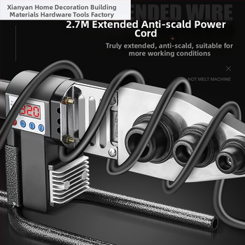 Mașină de sudură cu topire la cald pentru țevi PPR, afișaj digital, 110V DC, acționare electrică, funcționare cu invertor, control manual