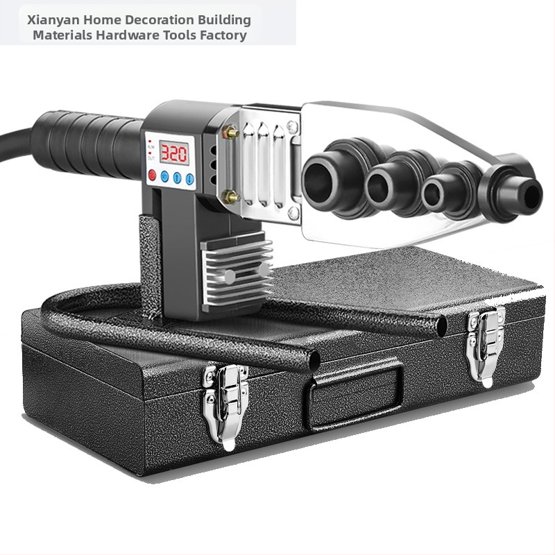 Namų karšto lydymo suvirinimo įrenginys su skaitmeniniu ekranu PPR vandentiekio vamzdžiams - 110V DC, elektrinis variklis, invertoriaus principas, rankinis valdymas