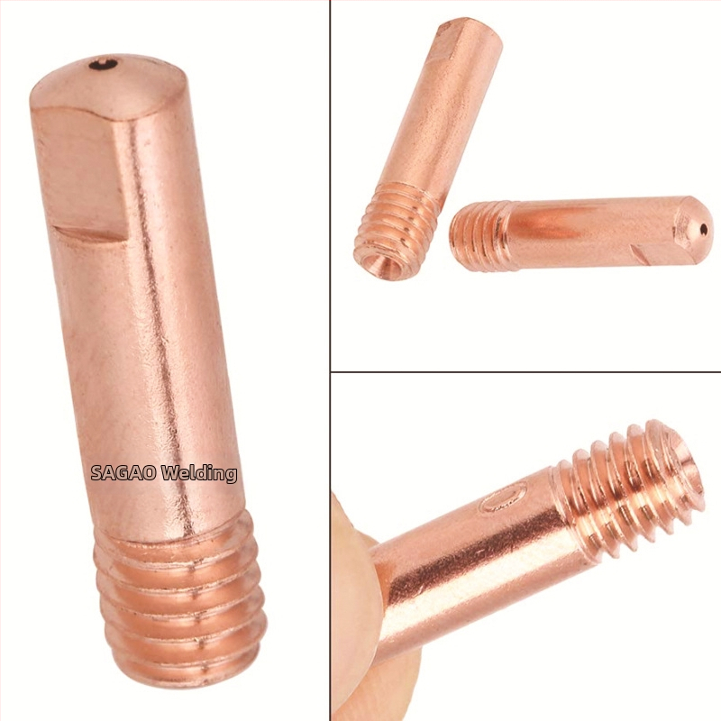 MB15AK apsauginis antgalis MIG suvirinimo įrankiui – varinė, 0.8/1.0/1.2 mm skerspjūvis, 150 A, MB15AK priedas