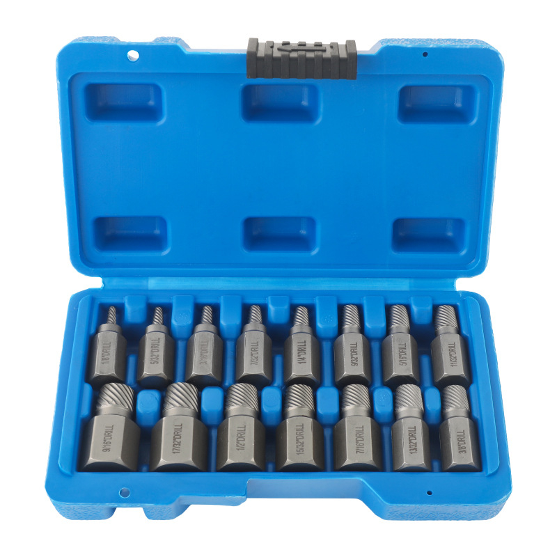 Hi-Spec комплект за извличане на счупени винтове – хром-молибденова стомана, инструмент за извличане на винтове