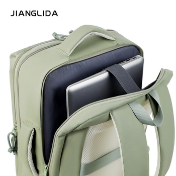 Nubuk bőr laptop hátizsák, vízálló, 36–55 literes kapacitás, üzleti utakhoz