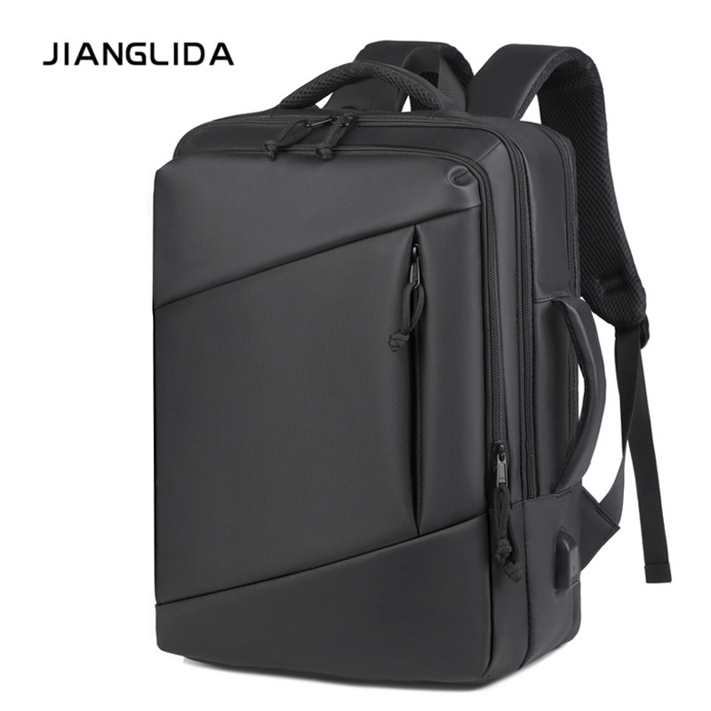 Nubuk bőr laptop hátizsák, vízálló, 36–55 literes kapacitás, üzleti utakhoz