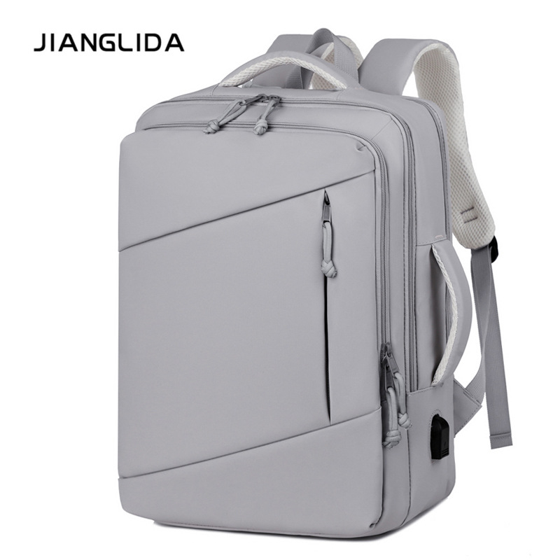 Nubuk bőr laptop hátizsák, vízálló, 36–55 literes kapacitás, üzleti utakhoz