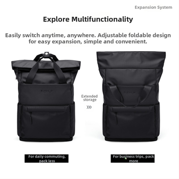 Férfi hátizsák – textilből készült, utcai stílus, mindennapi használatra