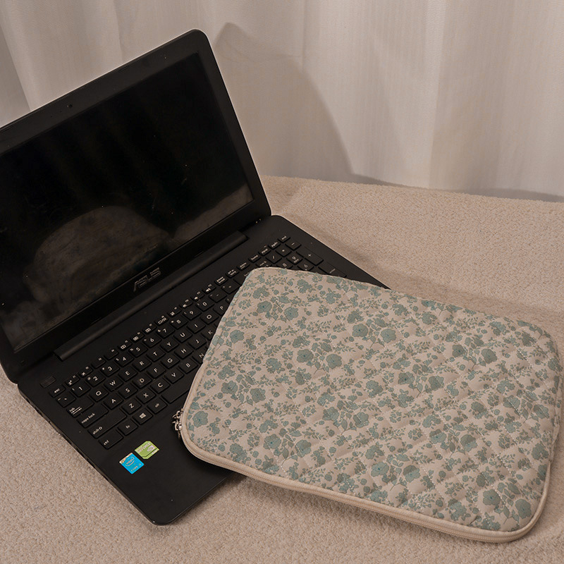 Aitu nešiojamojo kompiuterių dėklas su gėlių raštu, atsparus smūgiams, ultra lengvas, kvėpuojantis, poliesterio medžiaga