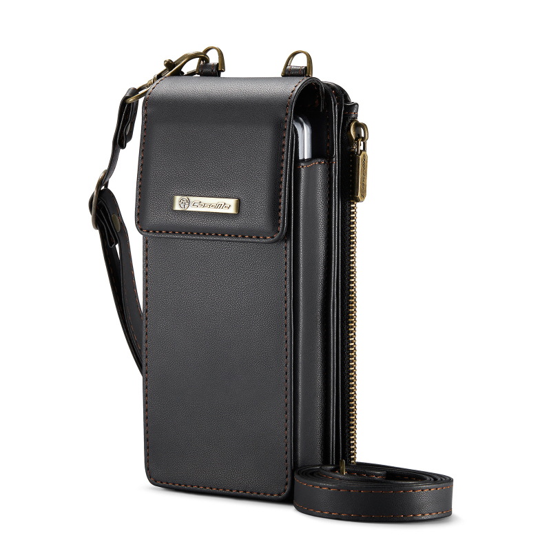 CaseMe Divfunkcionāla plecu soma Samsung Z Fold7, PU+TPU, roku darbs, kartes nodalījums, magnētiska aizvēršana