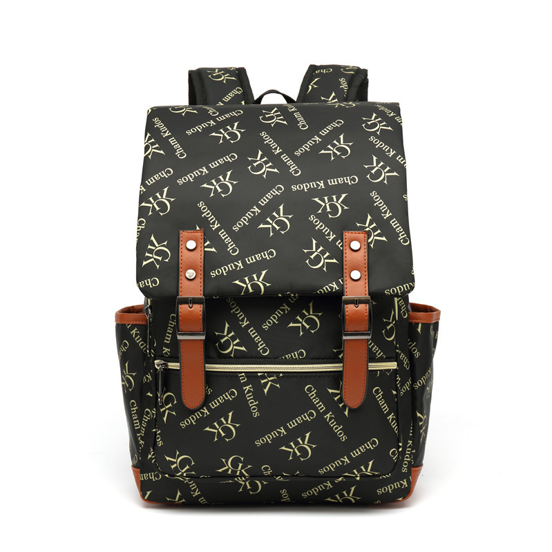 Rucsac pentru laptop, capacitate 36–55L, material Oxford, impermeabil și rezistent la uzură, bretele curbate pentru umeri, stil stradal cu imprimeu litere