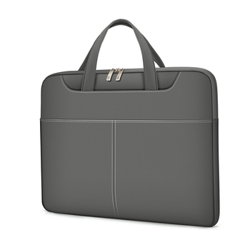 Чанта за лаптоп от оксфорд плат, водоустойчива, супер лека и износоустойчива, подплата от плюш, едноцветен дизайн