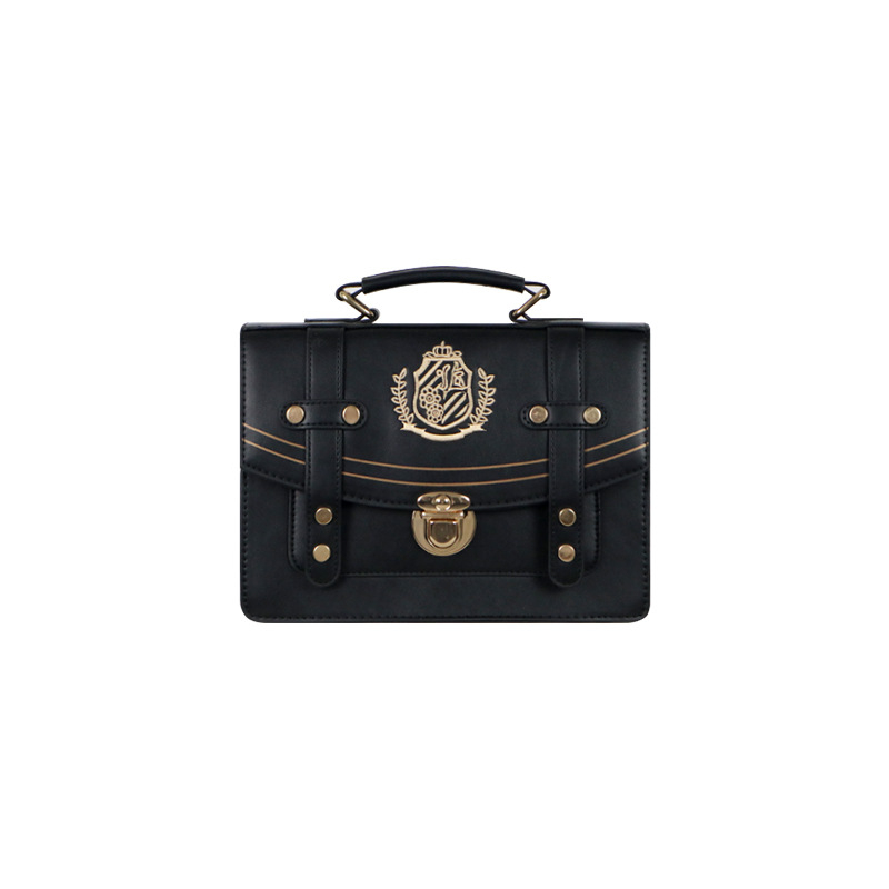 Yi Yan PU messenger táska utcai stílusban, vízszintes négyszögletes forma, záródás fedéllel, belső cipzáras rekesz, dupla vállpánt