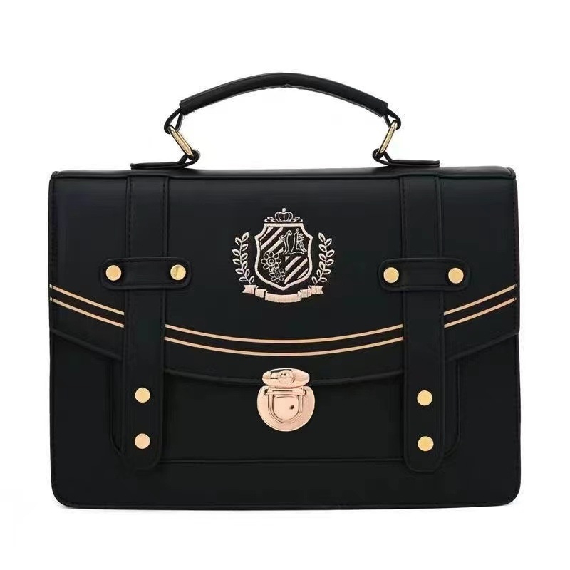 Yi Yan PU messenger táska utcai stílusban, vízszintes négyszögletes forma, záródás fedéllel, belső cipzáras rekesz, dupla vállpánt