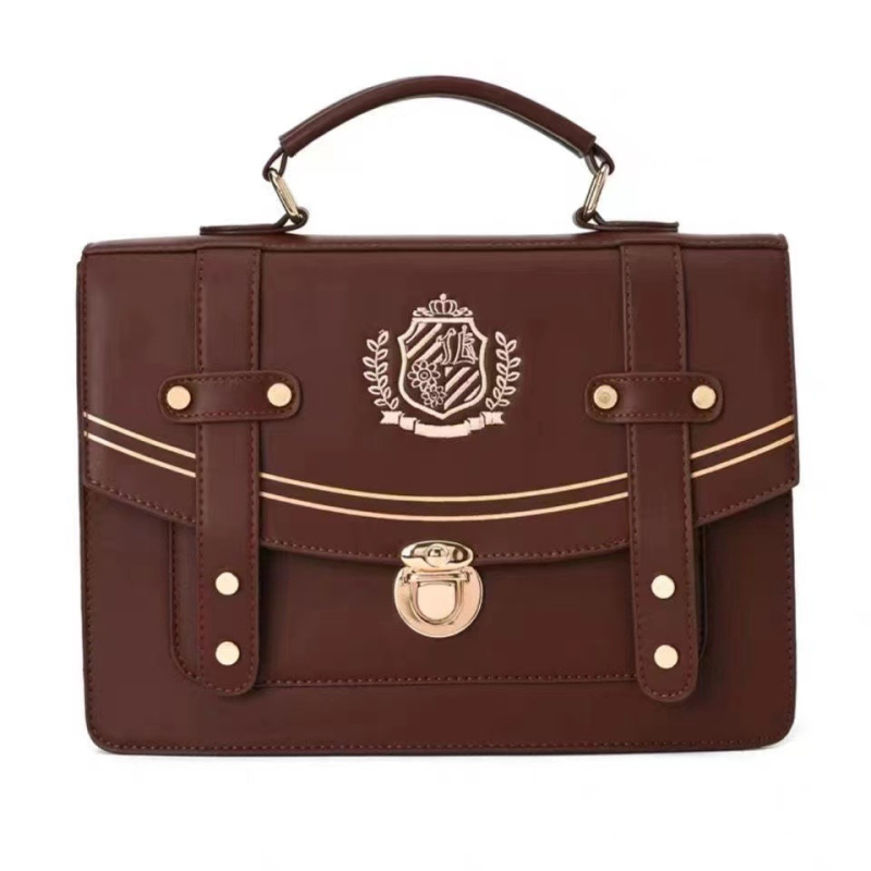 Yi Yan PU messenger táska utcai stílusban, vízszintes négyszögletes forma, záródás fedéllel, belső cipzáras rekesz, dupla vállpánt