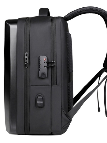 Diákok számára készült hátizsák több zsebbel és laptoprekesszel, vízálló ABS membrán, lélegző ívelt vállpántok, kapacitás 20-35L