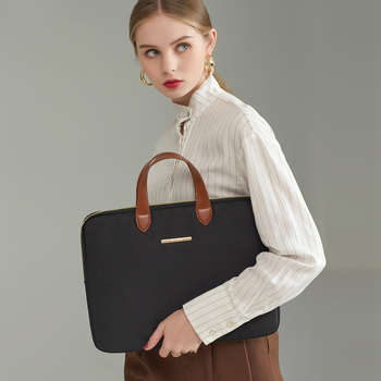 WINNER чанта за лаптоп с подплатен вътрешен слой - дишаща, водоустойчива и износоустойчива; полиестер с микрофибър; съвместима с Lenovo, Huawei MateBook 14, Dell и Asus