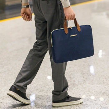 WINNER чанта за лаптоп с подплатен вътрешен слой - дишаща, водоустойчива и износоустойчива; полиестер с микрофибър; съвместима с Lenovo, Huawei MateBook 14, Dell и Asus