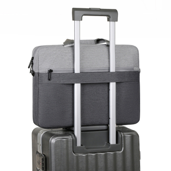 Мъжки делови портфейл за лаптоп - ултра лек, Oxford платно, Полиестрова подплата, Teplo, пролет 2024