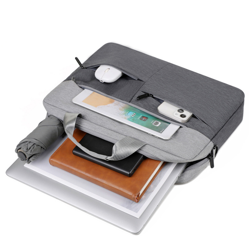 Мъжки делови портфейл за лаптоп - ултра лек, Oxford платно, Полиестрова подплата, Teplo, пролет 2024