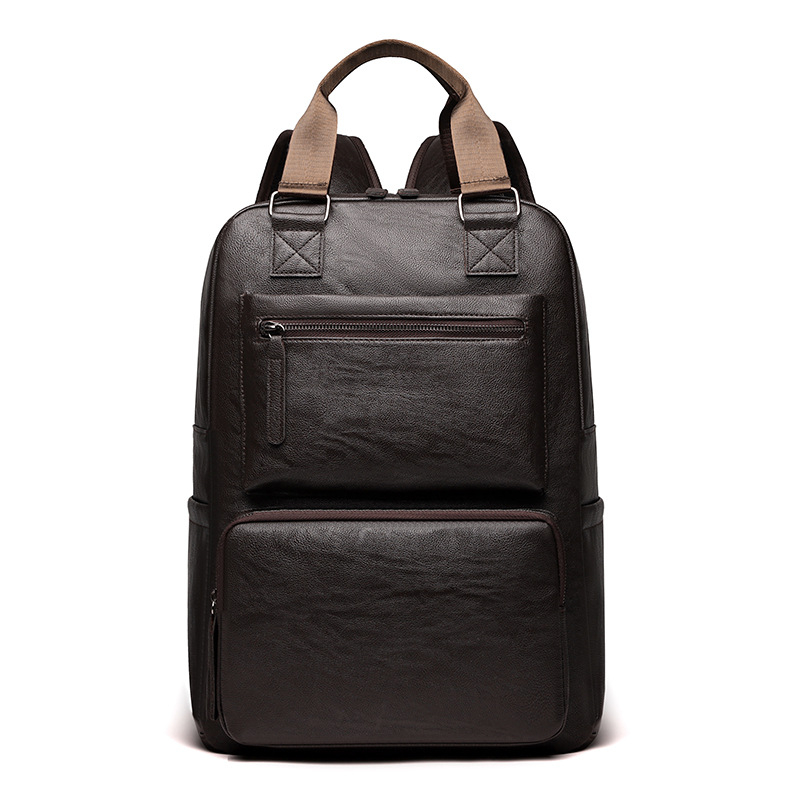 Férfi PU hátizsák üzleti utazásokhoz, 36–55L kapacitás, terheléscsökkentés, görbült vállpántok