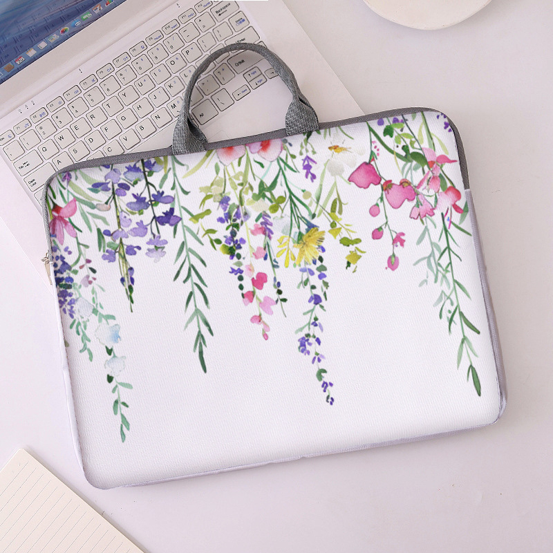 MONSTD nešiojamojo kompiuterio dėklas su 600D medžiaga, geometrinis raštas, poliesterio pamušalas, kvėpuojantis, atsparus dėvėjimui ir smūgiams