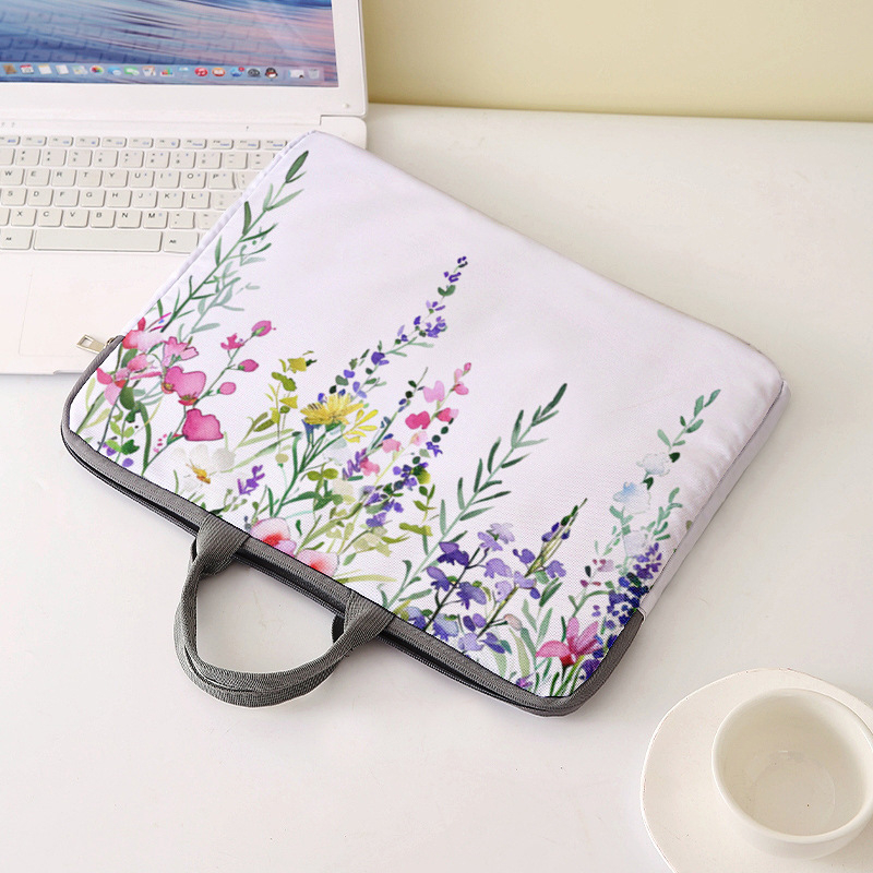 MONSTD nešiojamojo kompiuterio dėklas su 600D medžiaga, geometrinis raštas, poliesterio pamušalas, kvėpuojantis, atsparus dėvėjimui ir smūgiams