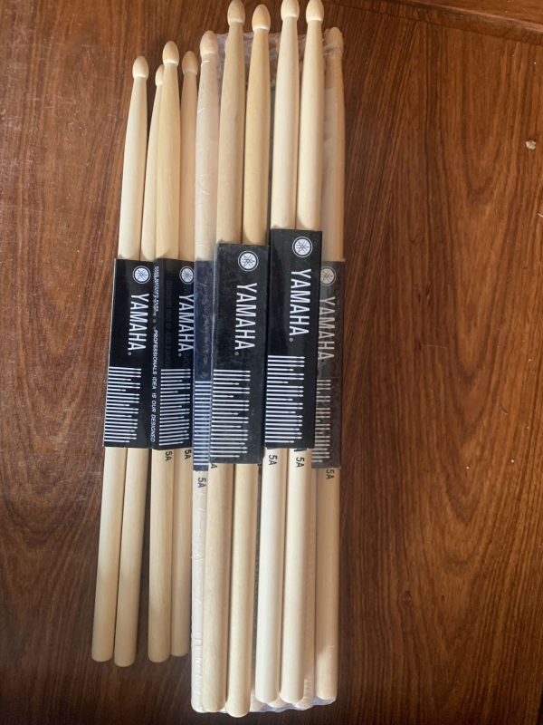 Ξύλινες Drumsticks για τύμπανα, Μοντέλο 5A-7A, Μάρκα OMT, για δυτικά κρουστά