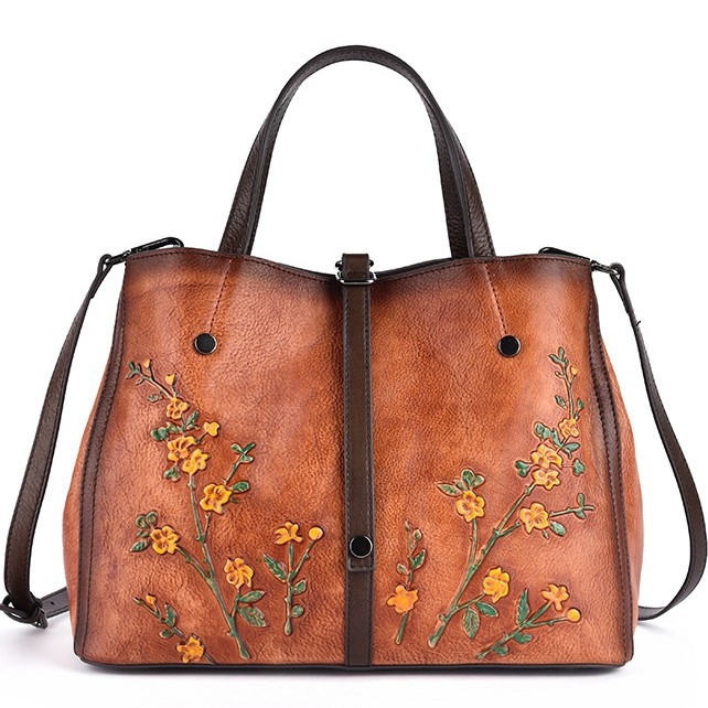 Női Tote táska valódi bőrből, utcai stílus, poliészter bélés, cipzáras záródás, belső rekeszek