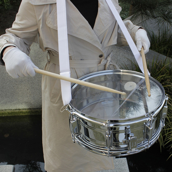 LADE L4513 sznárdob, átlátszó dobfejjel, professzionális felvonulási előadásokhoz