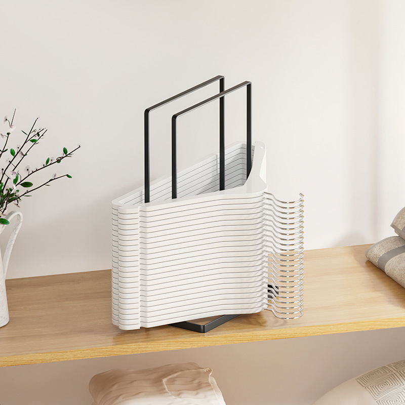 Vasból készült ruhaszárító szervező – 2-szintes asztali tároló, szerelés nélkül, japán minimalista stílus