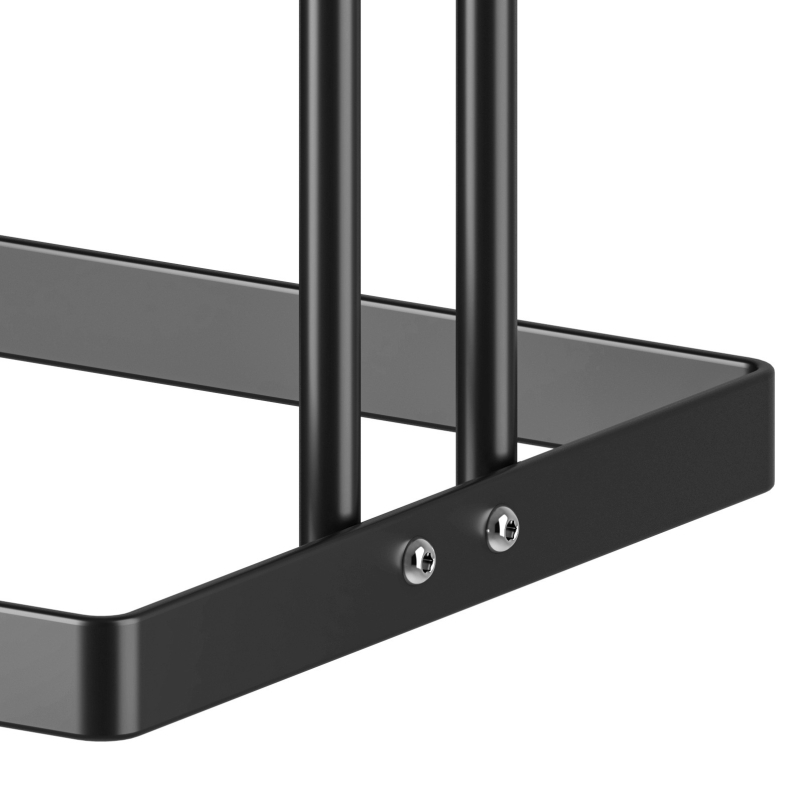 Vasból készült ruhaszárító szervező – 2-szintes asztali tároló, szerelés nélkül, japán minimalista stílus