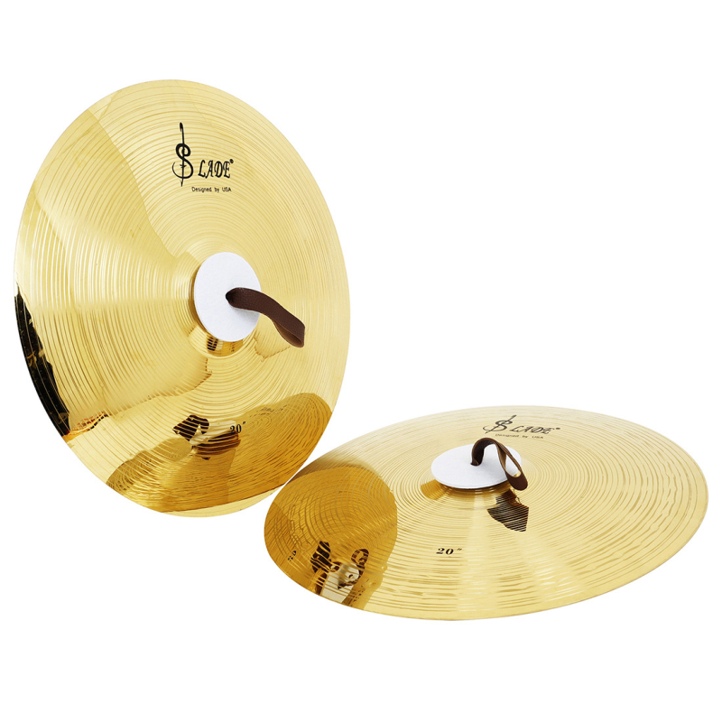 Κύμβαλα SLADE, επαγγελματικά κράματα MD130 για στρατιωτικά σύνολα, κατάλληλα για μουσικά όργανα, άδεια ιδιωτικής ετικέτας: Ναι