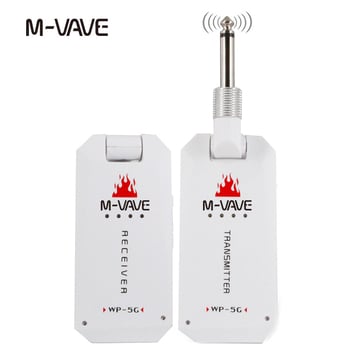 Безжична китарна система WP-3(5G) от M-VAVE – пластмасов корпус, приемник 3-то поколение