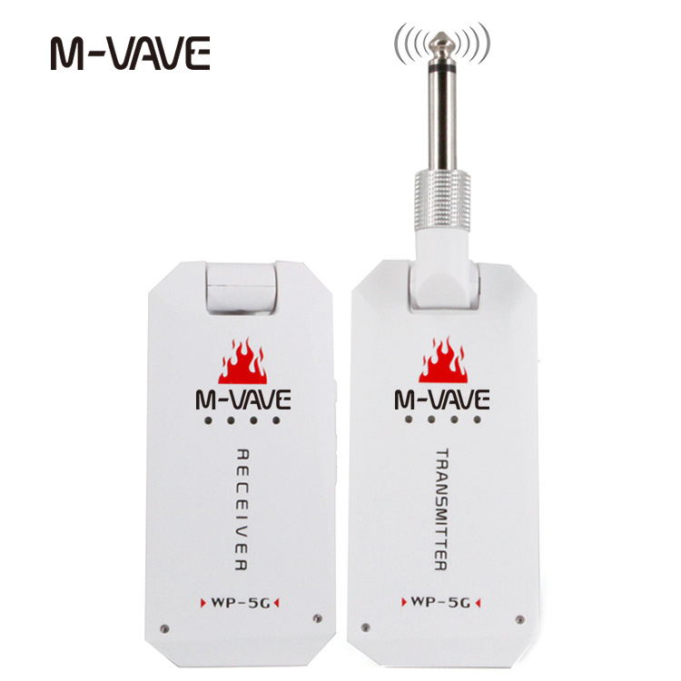 Безжична китарна система WP-3(5G) от M-VAVE – пластмасов корпус, приемник 3-то поколение