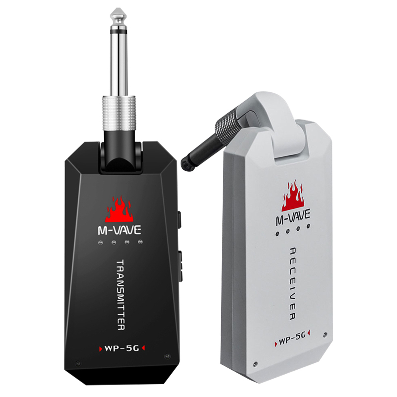 Безжична китарна система WP-3(5G) от M-VAVE – пластмасов корпус, приемник 3-то поколение